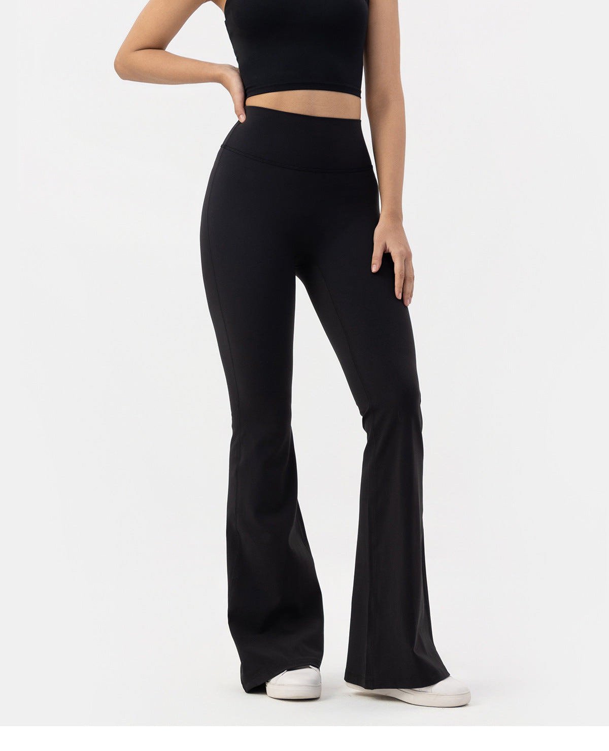 Groovy High Waist High Stretch Flare Yoga Pants