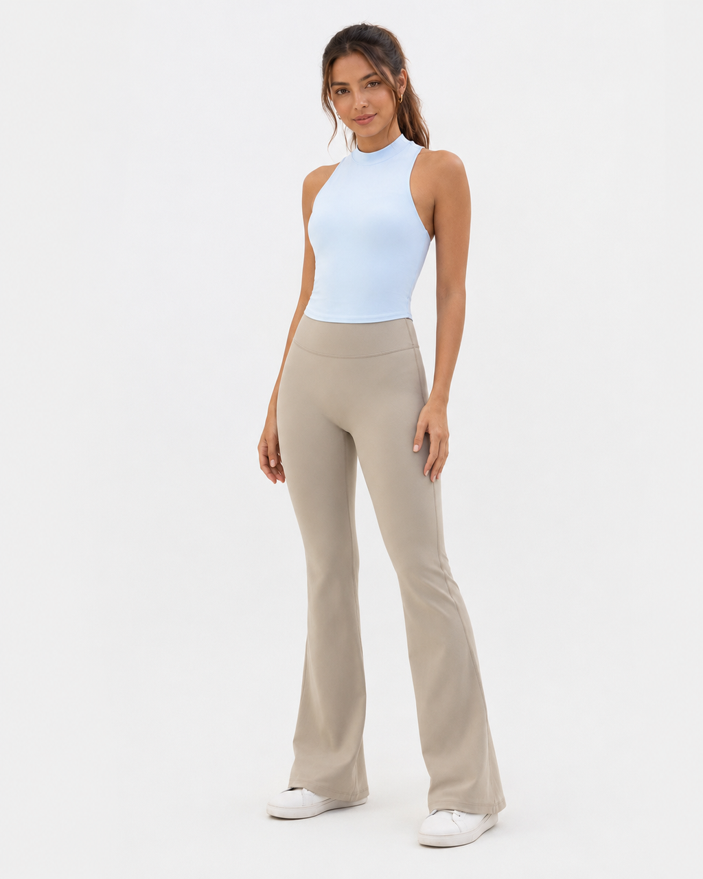 Groovy High Waist High Stretch Flare Yoga Pants