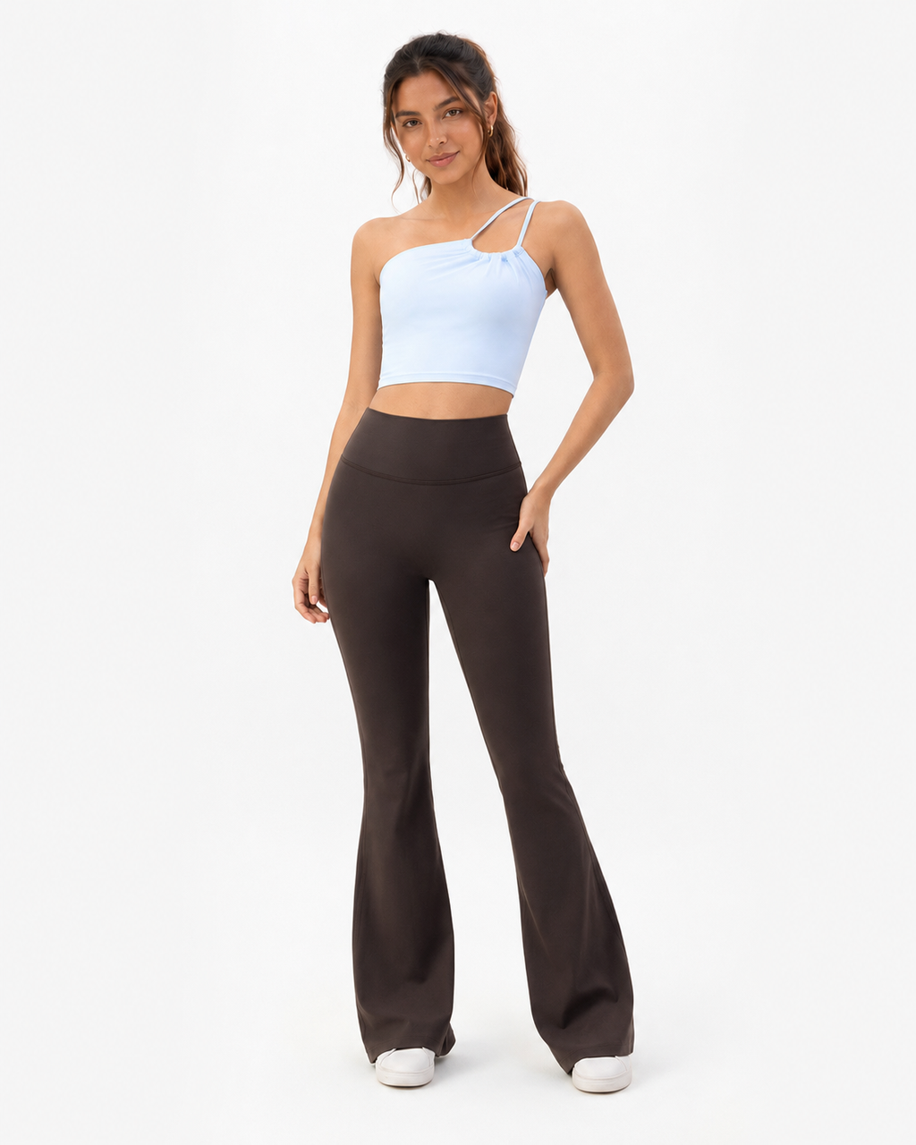Groovy High Waist High Stretch Flare Yoga Pants