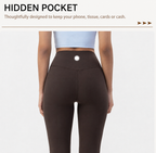 Groovy High Waist High Stretch Flare Yoga Pants
