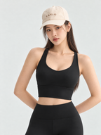 Color-Block Yoga Tank Top with Built-In Bra Cups