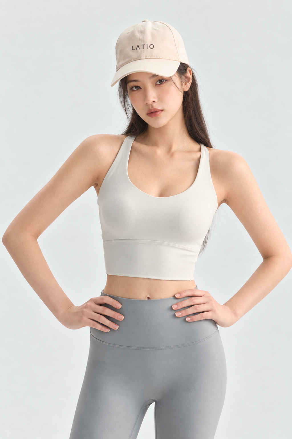 Color-Block Yoga Tank Top with Built-In Bra Cups