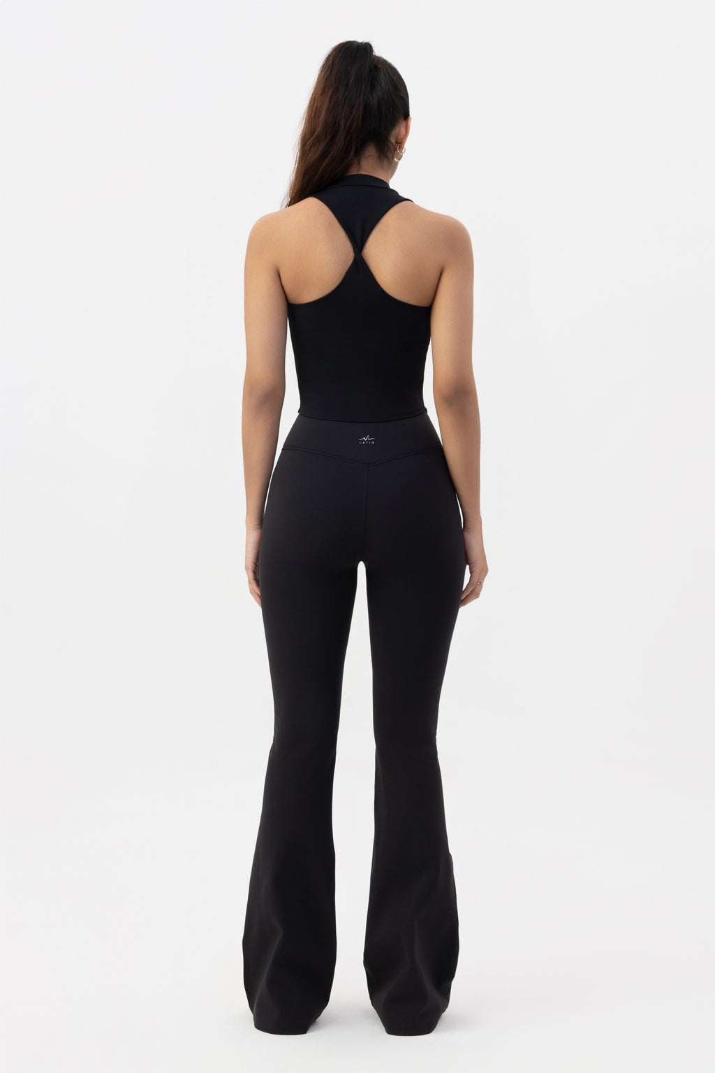 Groovy High Waist High Stretch Flare Yoga Pants