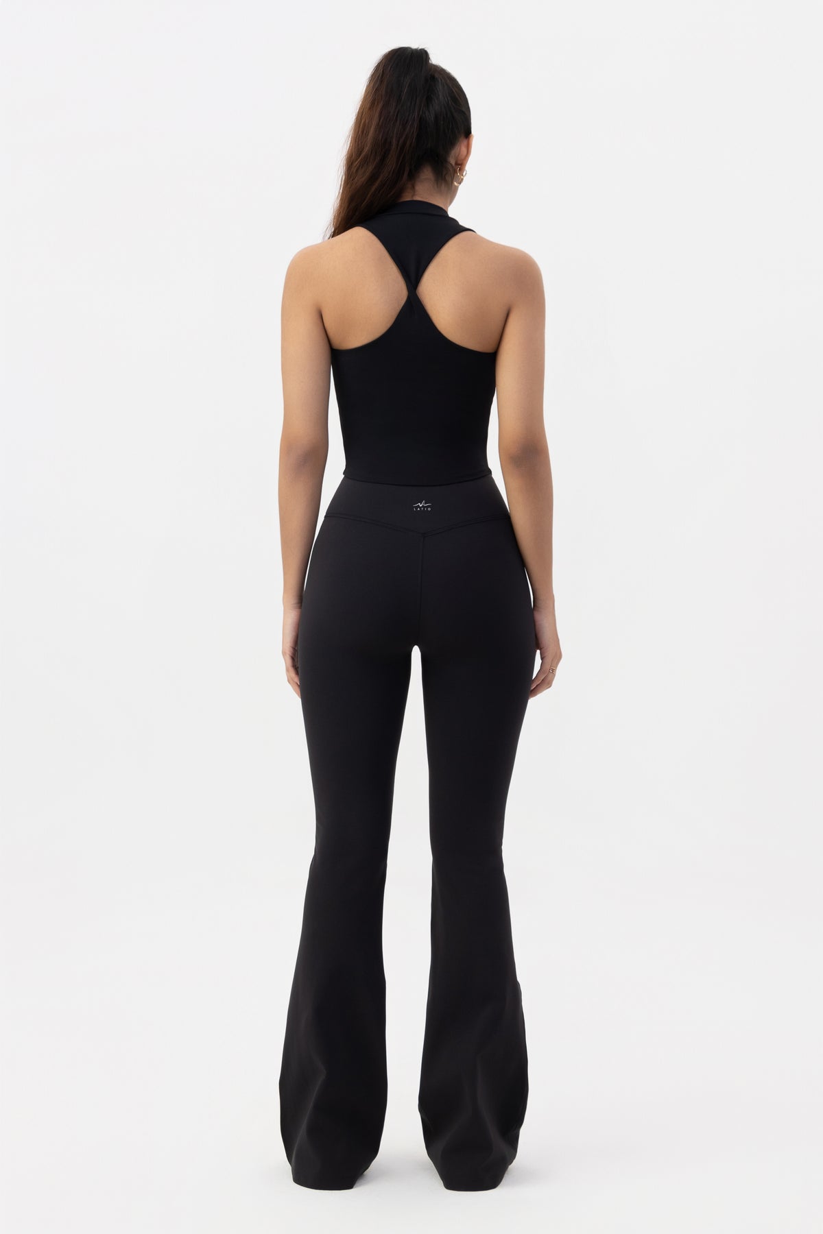Groovy High Waist High Stretch Flare Yoga Pants