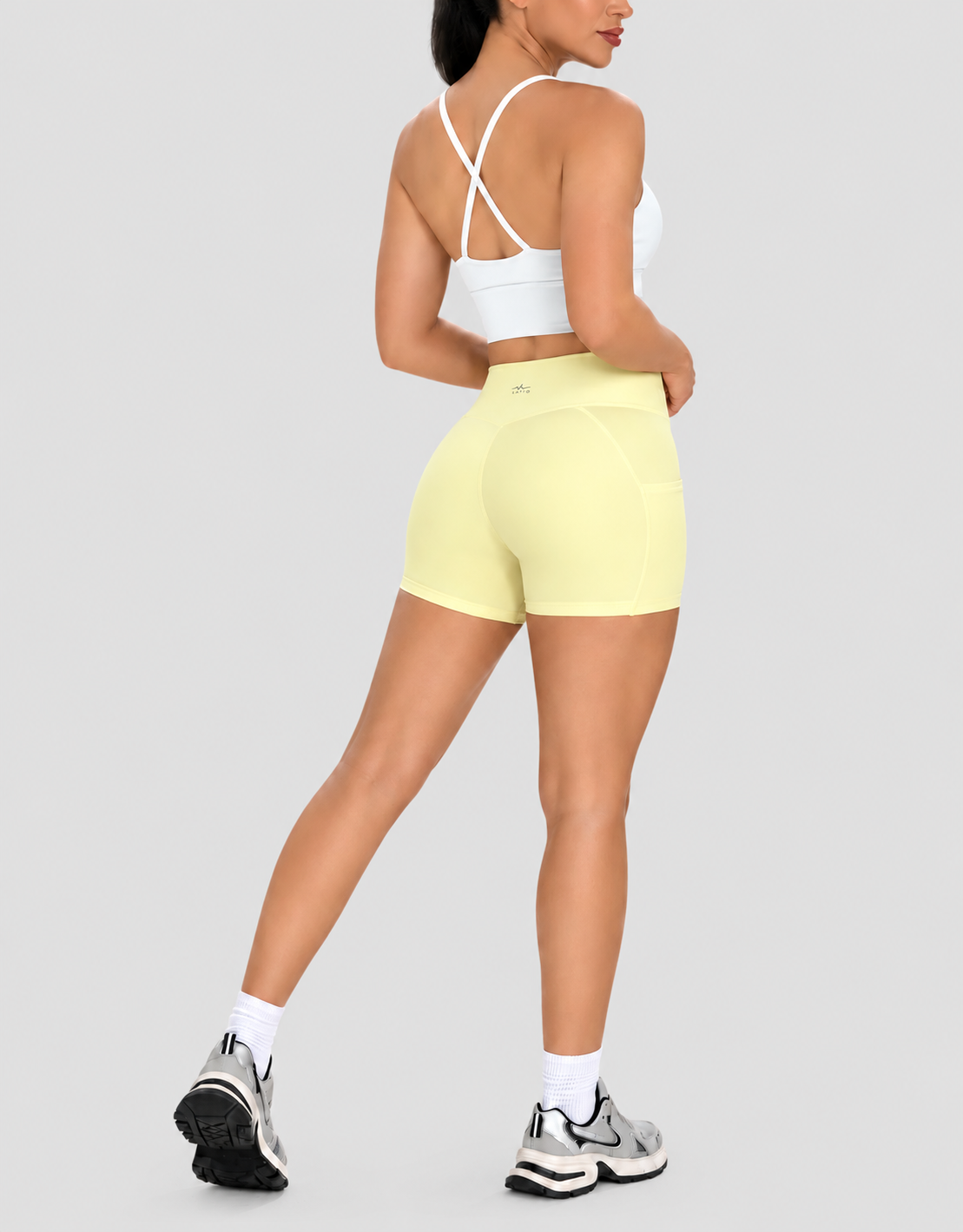 Sculpt High-Waist Mid Thigh Butt-Lifting Pocket Shorts